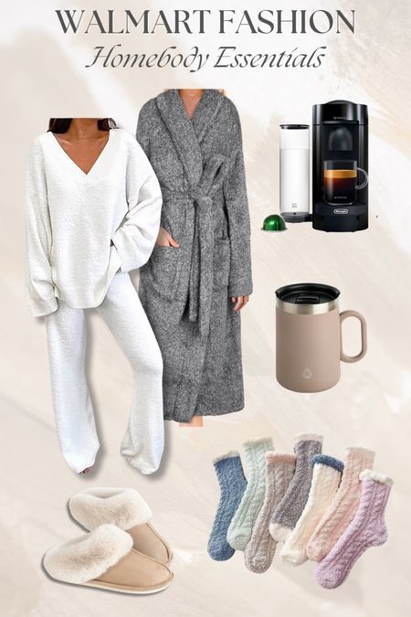 Homebody essentials from Walmart! This pajama set is so cute!! Looks so cozy! 

#LTKstyletip #LTKSeasonal #LTKhome