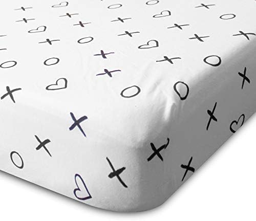 Milky Chic GOTS Fitted Baby Crib Sheet, Breathable 100% Organic Cotton Mattress Sheet for Boys an... | Amazon (US)