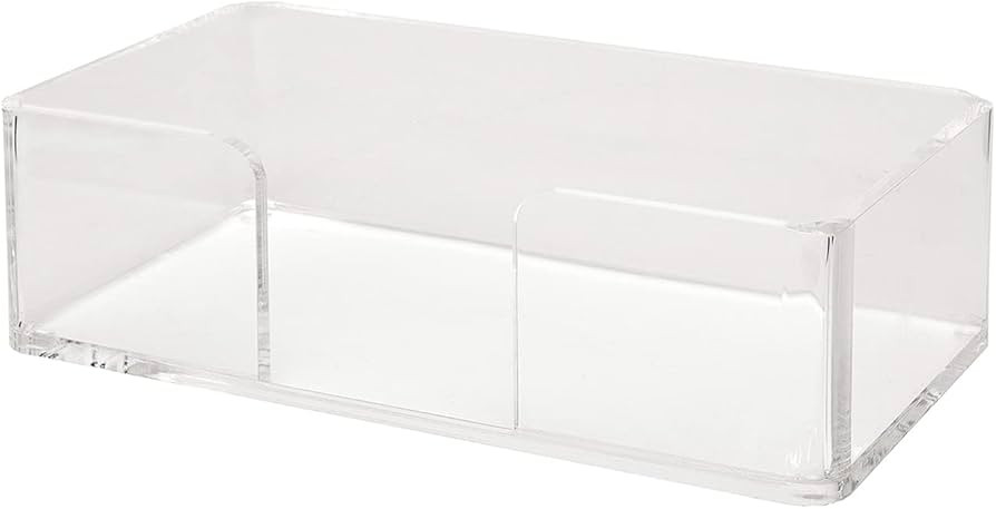 Guest Towel Holder Tray Bathroom Paper Hand Towels Caddy Basket Acrylic Holder Bathroom Accessori... | Amazon (US)