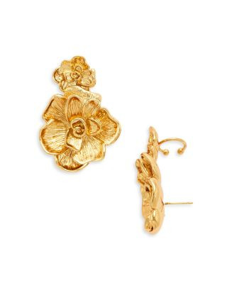 AQUA Flower Leaf Statement Stud Earrings - Exclusive    | Bloomingdale's AQUA New Collaboration: ... | Bloomingdale's (US)