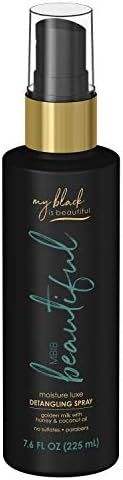 My Black is Beautiful Detangler Spray, Sulfate Free, for Curly and Coily Hair with Coconut Oil, H... | Amazon (US)