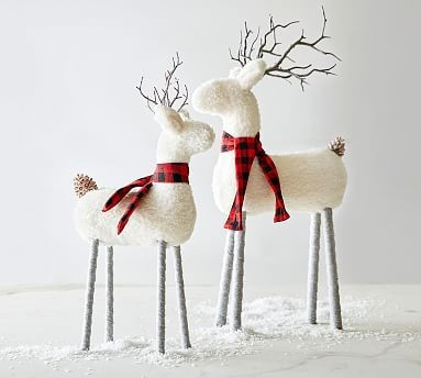 Sherpa Reindeer | Pottery Barn (US)