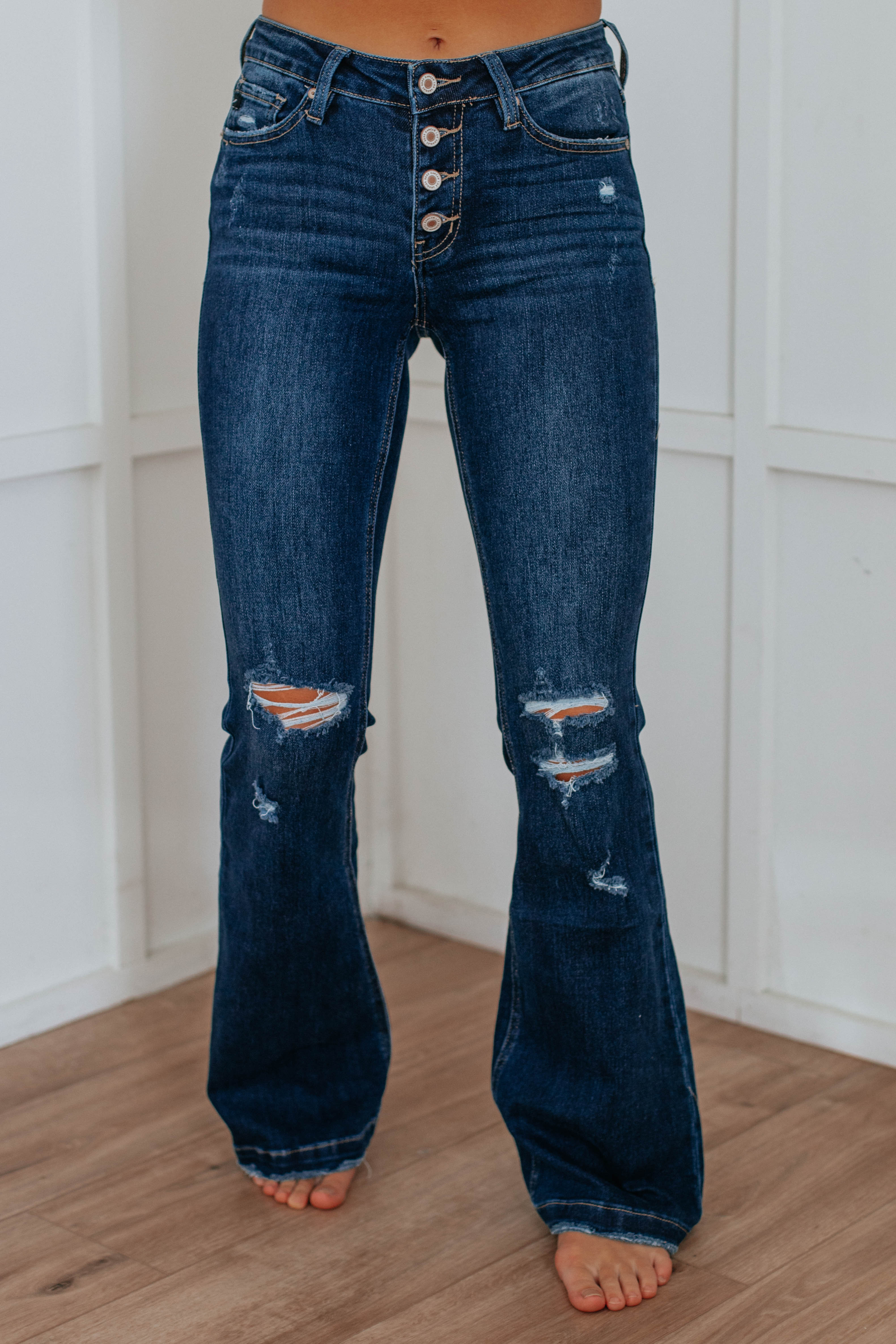 Judith KanCan Jeans - Dark Wash | Wild Oak Boutique