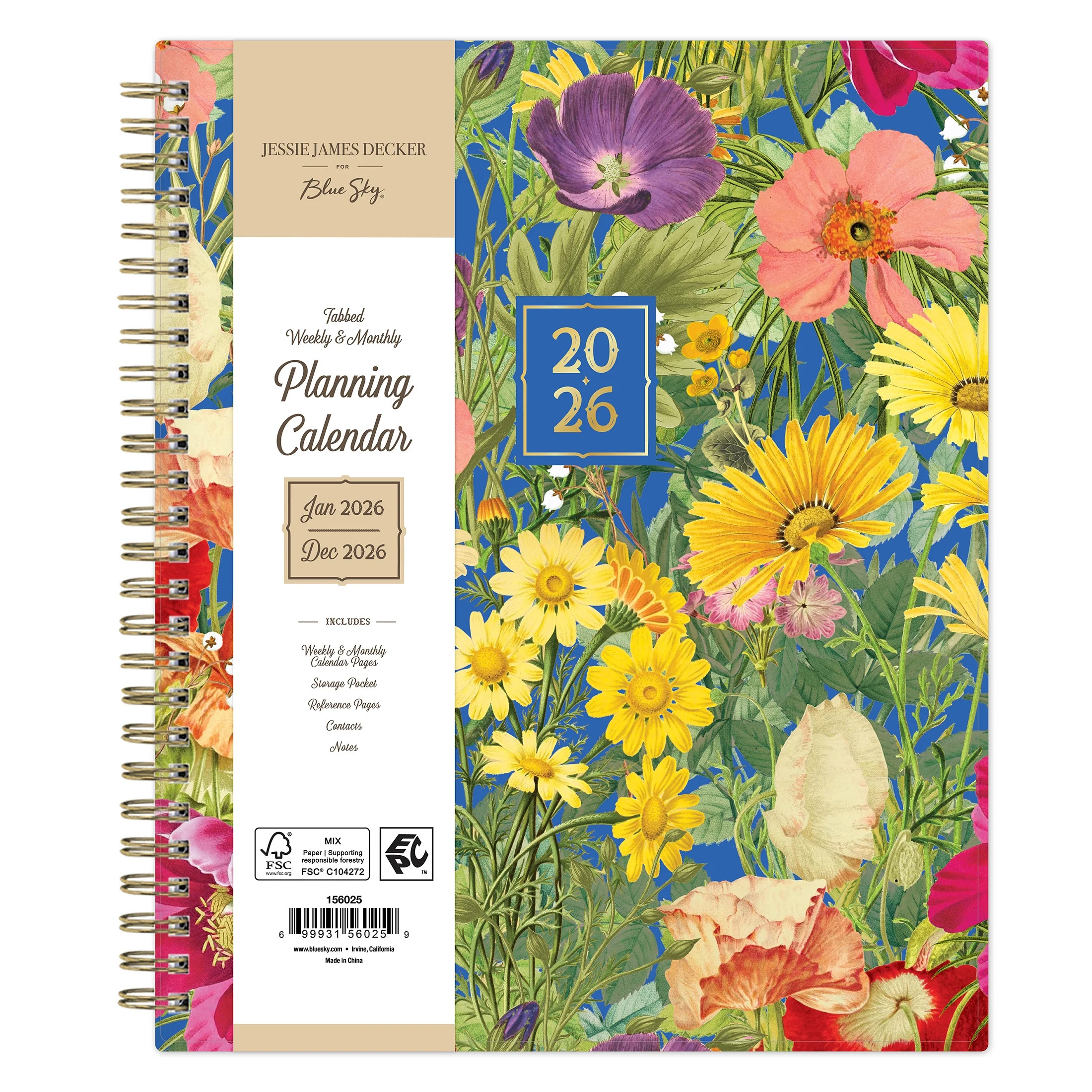 Jessie James Decker for Blue Sky Monthly Weekly (7" x 9") Rennie 12-M (Jan 2026 - Dec 2026) | Walmart (US)