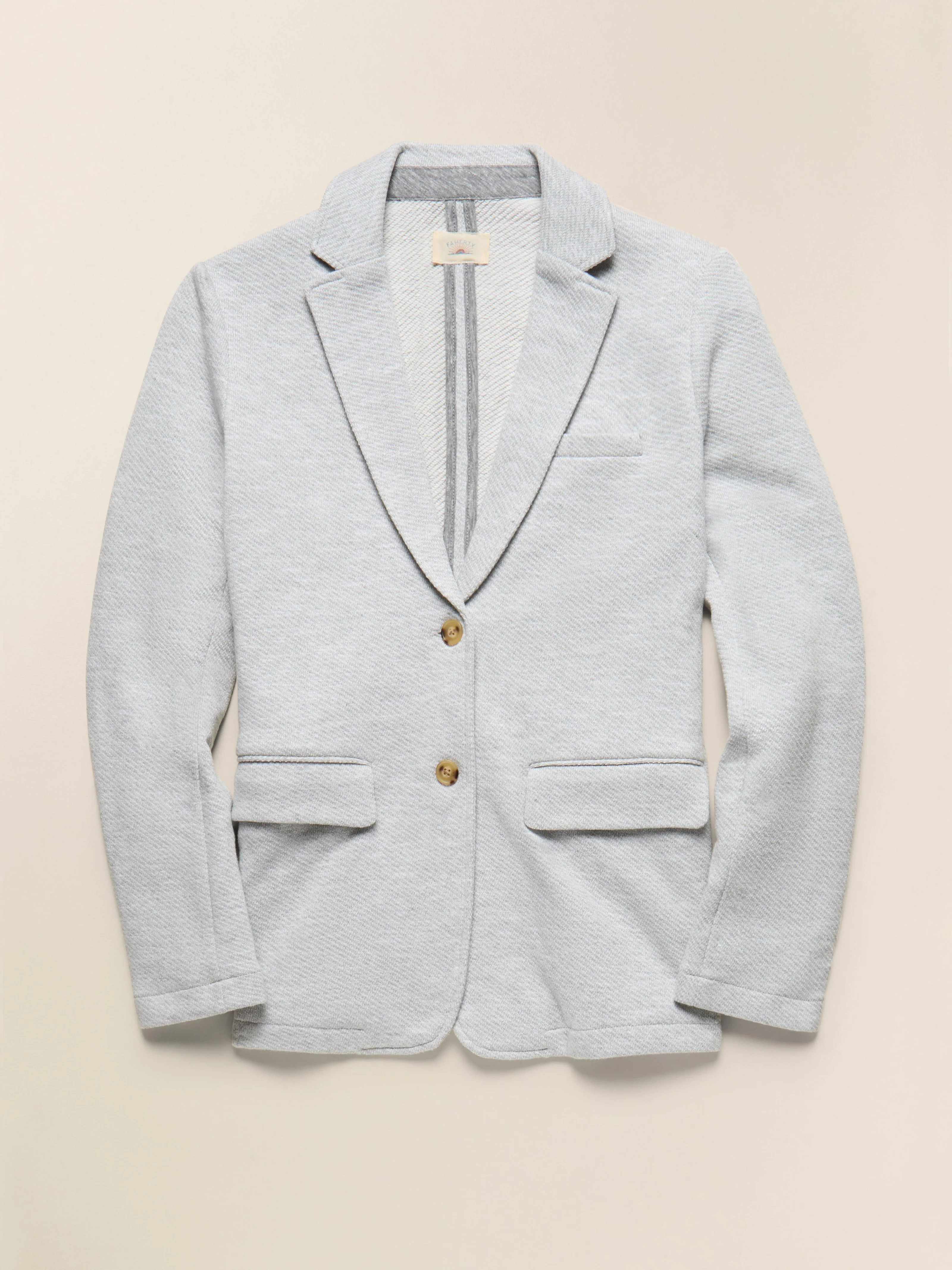 Inlet Knit Blazer - Heather Grey | Faherty