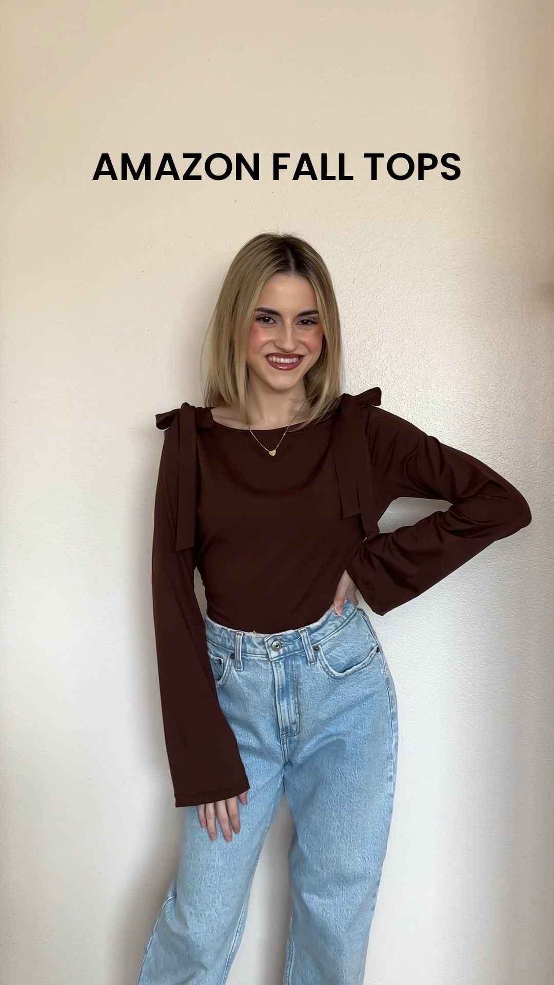 fall tops from amazon 🤎 i wear a size small in everything for reference

#LTKootd #LTKSeasonal #LTKWorkwear