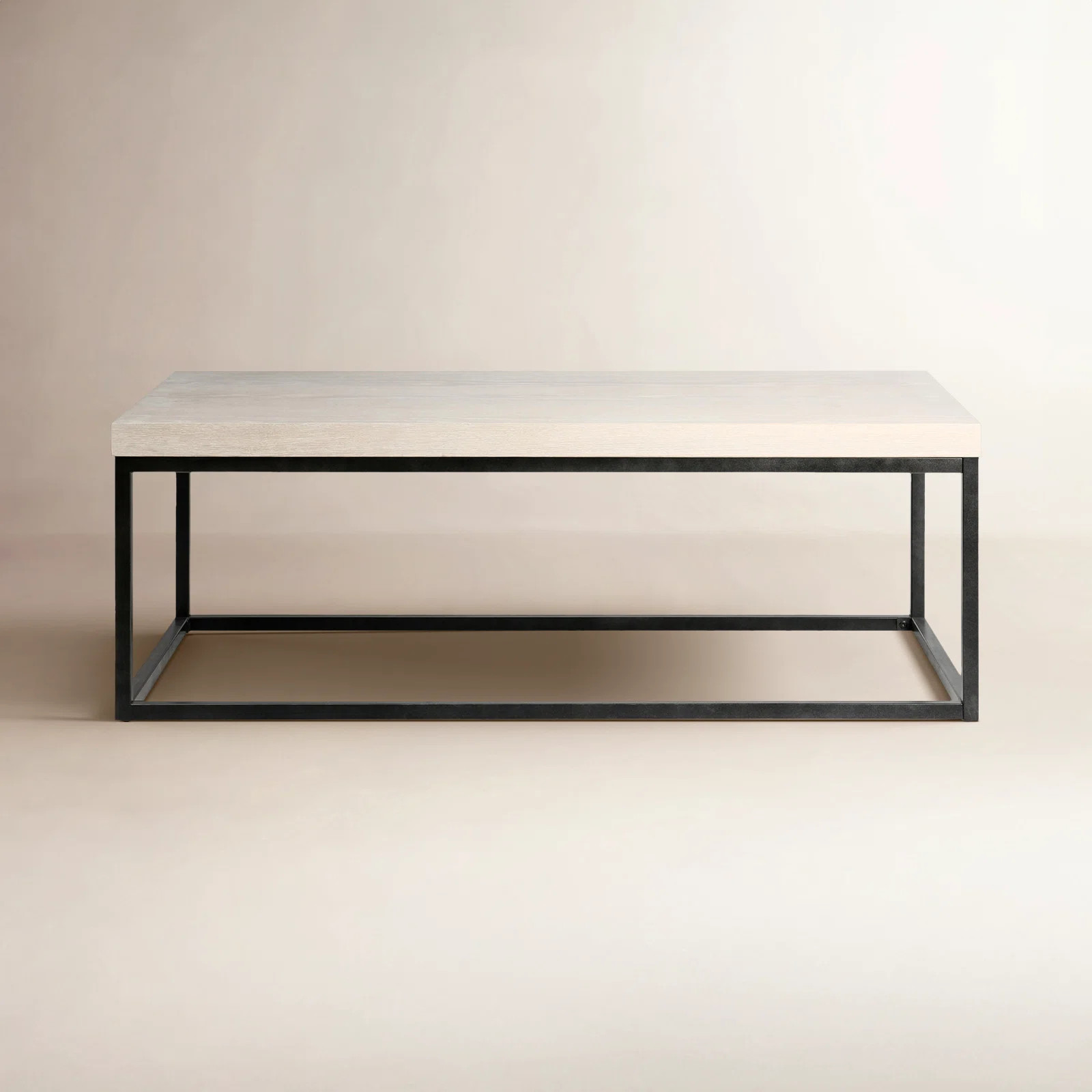 Brayton 52" Rectangular Coffee Table White Wash | Birch Lane