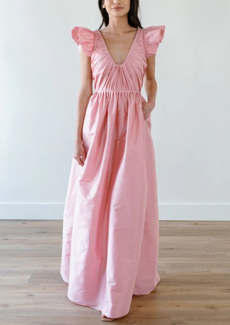 Calatheas Dress in Pink | Over The Moon