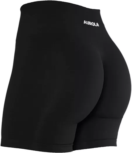 AUROLA Seamless Scrunch Workout Shorts 3-Piece Pack for Women | Active  Fitness Tights Set