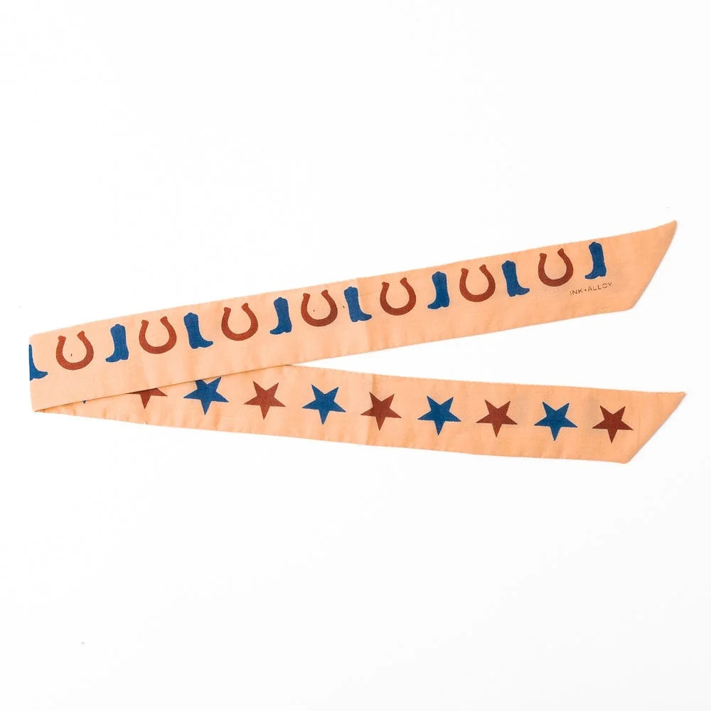 Camile Skinny Scarf Boot Print | INK+ALLOY