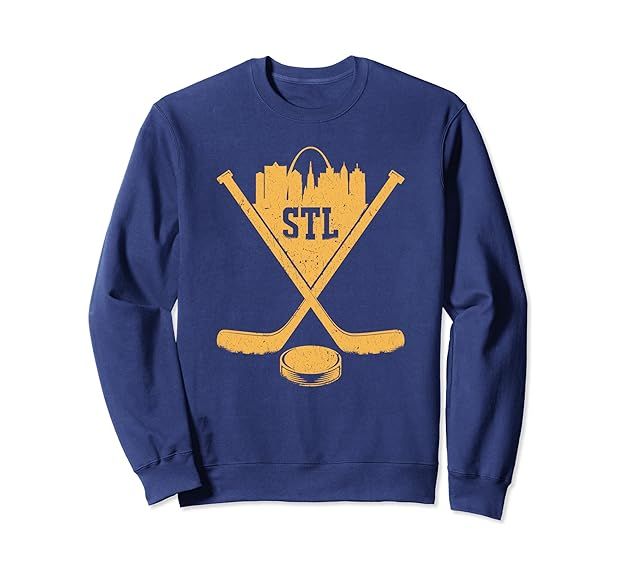Amazon.com: Vintage St. Louis Missouri Skyline Style Hockey Retro Sweatshirt : Clothing, Shoes & ... | Amazon (US)