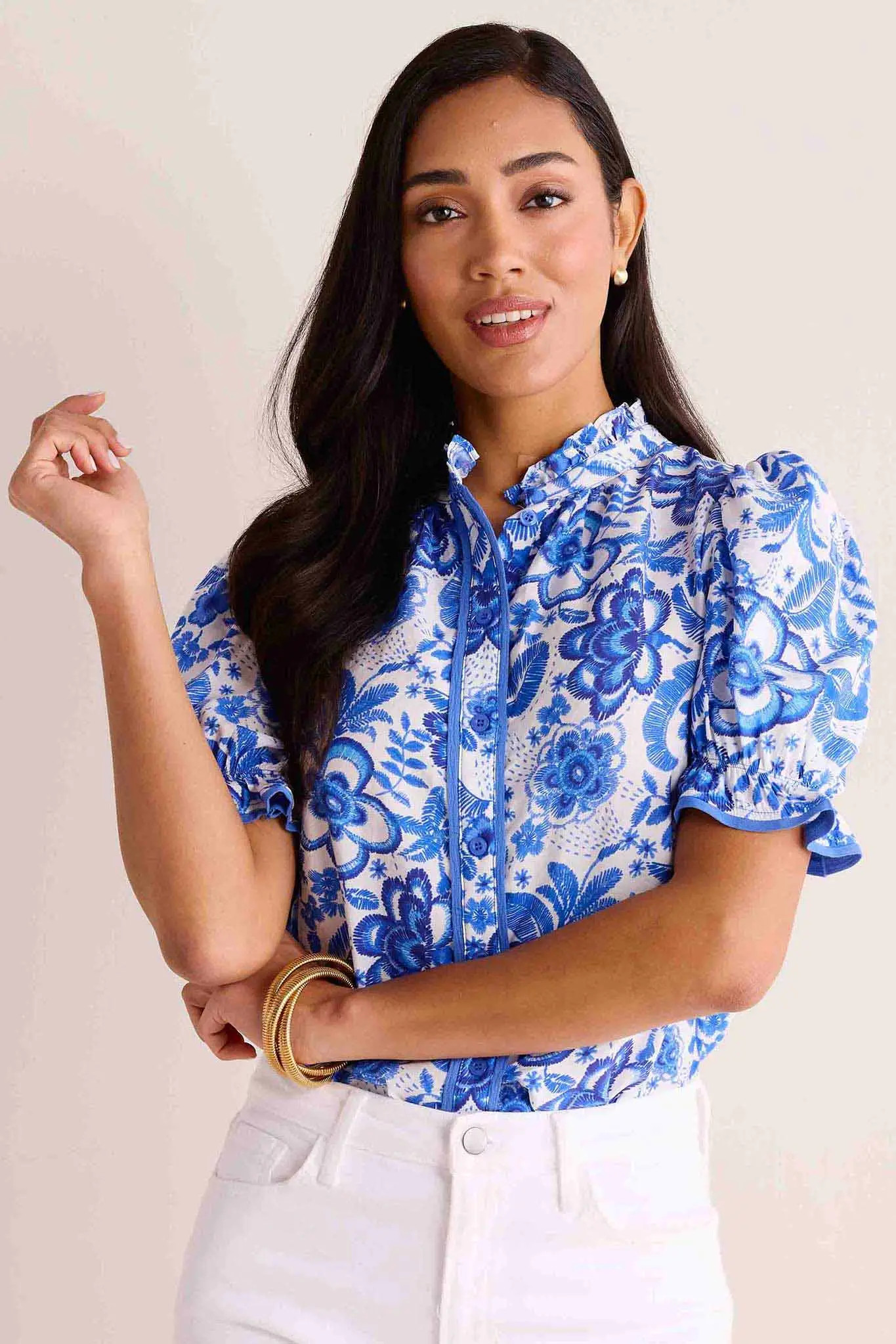 Naomi Top- Blue | Avara