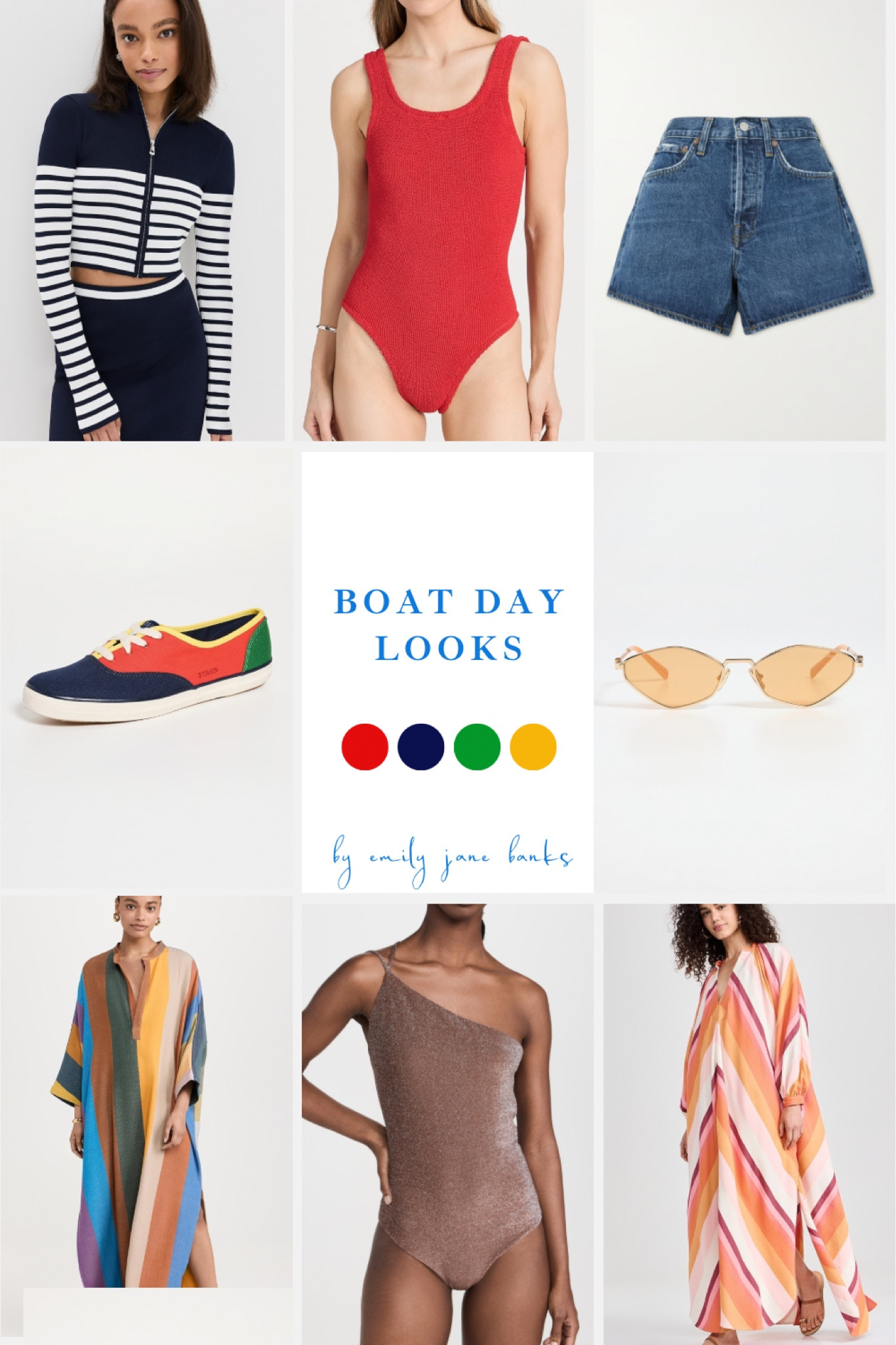 A boat of many colors. Keep it chic, even on the water! #boatday 

#LTKswim #LTKtravel #LTKSeasonal