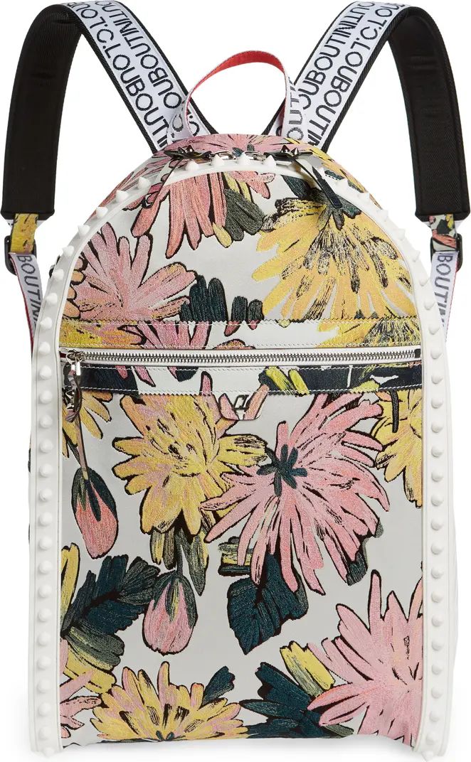 Christian Louboutin Backparis Floral Backpack | Nordstrom | Nordstrom