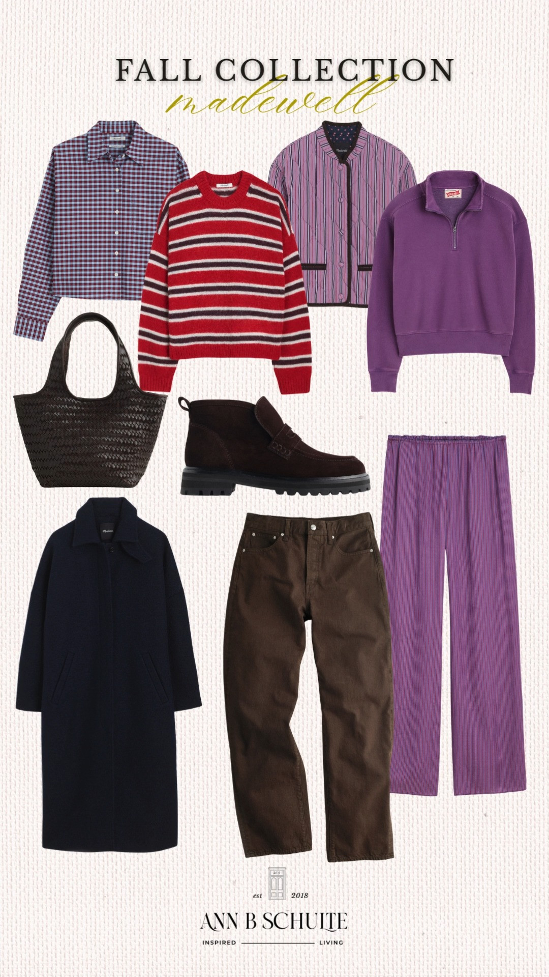 Madewell Fall Collection Chapter 2 is bringing a fresh mix of rich color, classic stripes, and cozy layers into the season. From relaxed sweaters and polished outerwear to corduroy pants, easy trousers, sturdy boots, and textured accessories, these pieces have that effortless fall feel that’s easy to wear on repeat. Deep navy, chocolate brown, red, and purple give the collection a playful update while still feeling timeless and versatile. This edit is full of easy staples for creating comfortable, pulled-together fall outfits all season long. 🍂🤎✨
#Madewell #MadewellFall #FallCollection #FallFashion #FallStyle #FallOutfits #FallWardrobe #AutumnFashion #FashionFinds 

 #LTKootd