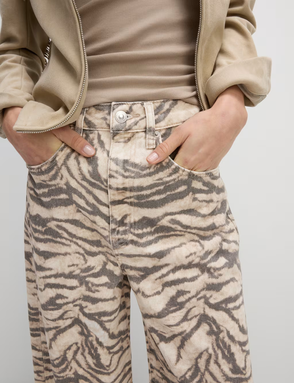 Animal Print Wide Leg Jeans | Marks & Spencer (UK)