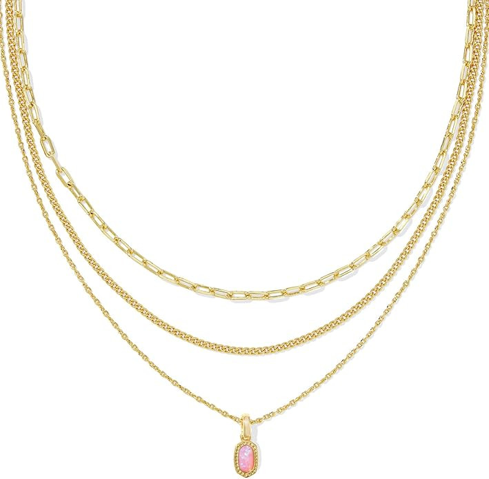 Kendra Scott Elisa Triple Strand Necklace, Fashion Jewelry for Women       
        
            ... | Amazon (US)