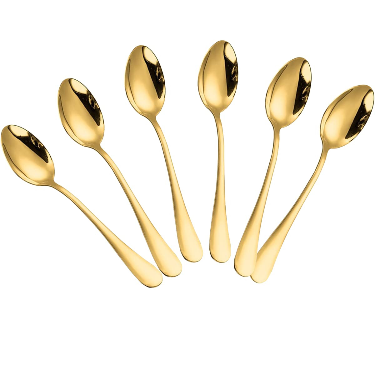 Wesdxc56 Demitasse Espresso Spoons, Mini Coffee Spoon, Stainless Steel Small Spoons for Dessert, ... | Amazon (US)