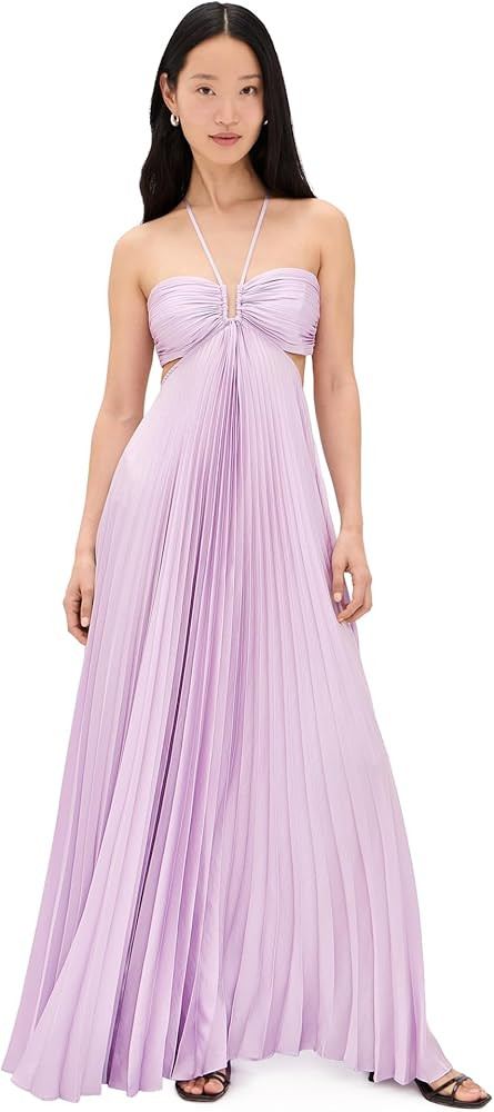 ALC Women's Moira Pleated Maxi Dress | Amazon (US)