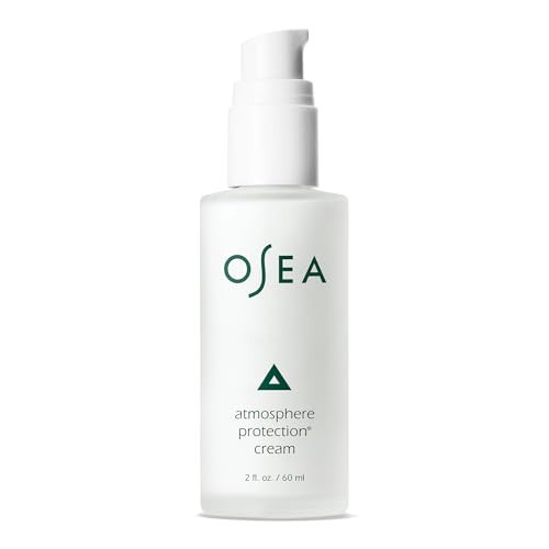 OSEA Atmosphere Protection® Cream 2oz - Lightweight Face Moisturizer for Fast-Absorbing Hydration - Smooths with Niacinamide, Shea Butter, and Undaria Seaweed - Ideal Under Sunscreen or Makeup | Amazon (US)