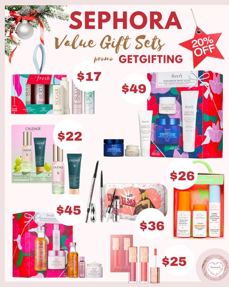 Last day get 20% off at Sephora with code GETGIFTING Sharing my absolute fav ❤️ value gift sets which are already on sale! Love Fresh, Naked, Drunk Elephant 🐘, NARS 💄 

#LTKsalealert #LTKGiftGuide #LTKbeauty
