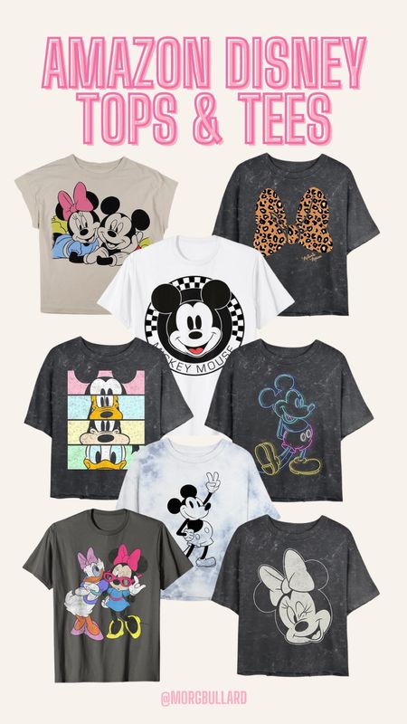 Disney Tees | Disney Shirts | Disney Tops | Minnie Mouse Tee | Mickey Mouse Tee

#LTKfindsunder100 #LTKfindsunder50 #LTKstyletip