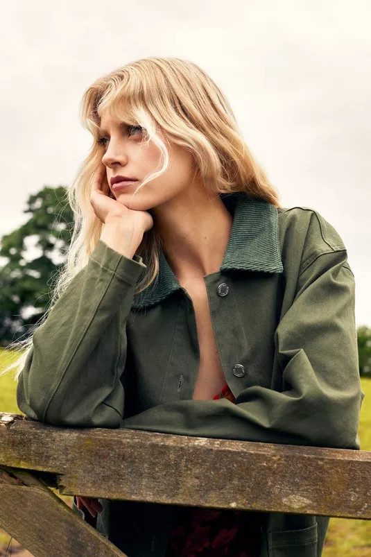Corduroy Collar Button Down Utility Jacket | Nasty Gal (US)