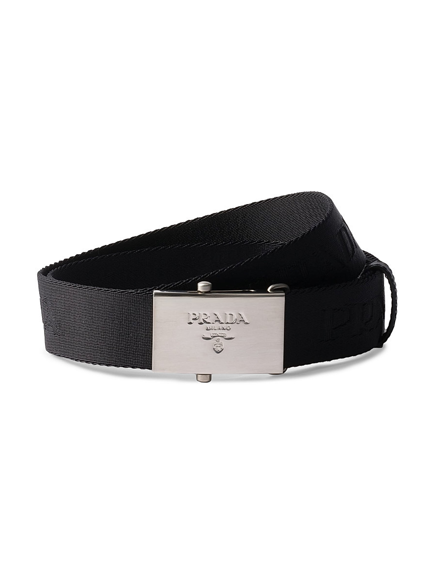 Men's Cotton Tape Belt - Black - Size 36 | Saks Fifth Avenue