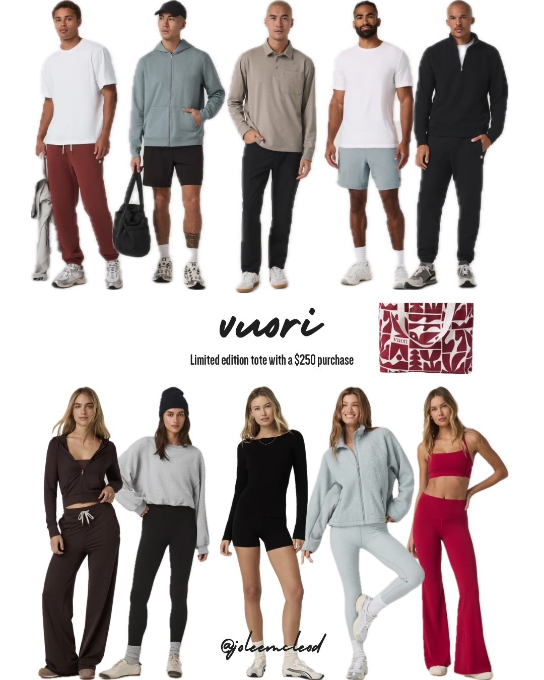 Spend $250 or more at Vuori and get a limited edition (and cute!) tote. Love the joggers for me and the shorts & tees for him!  

#LTKGiftGuide #LTKFindsUnder100 #LTKActive