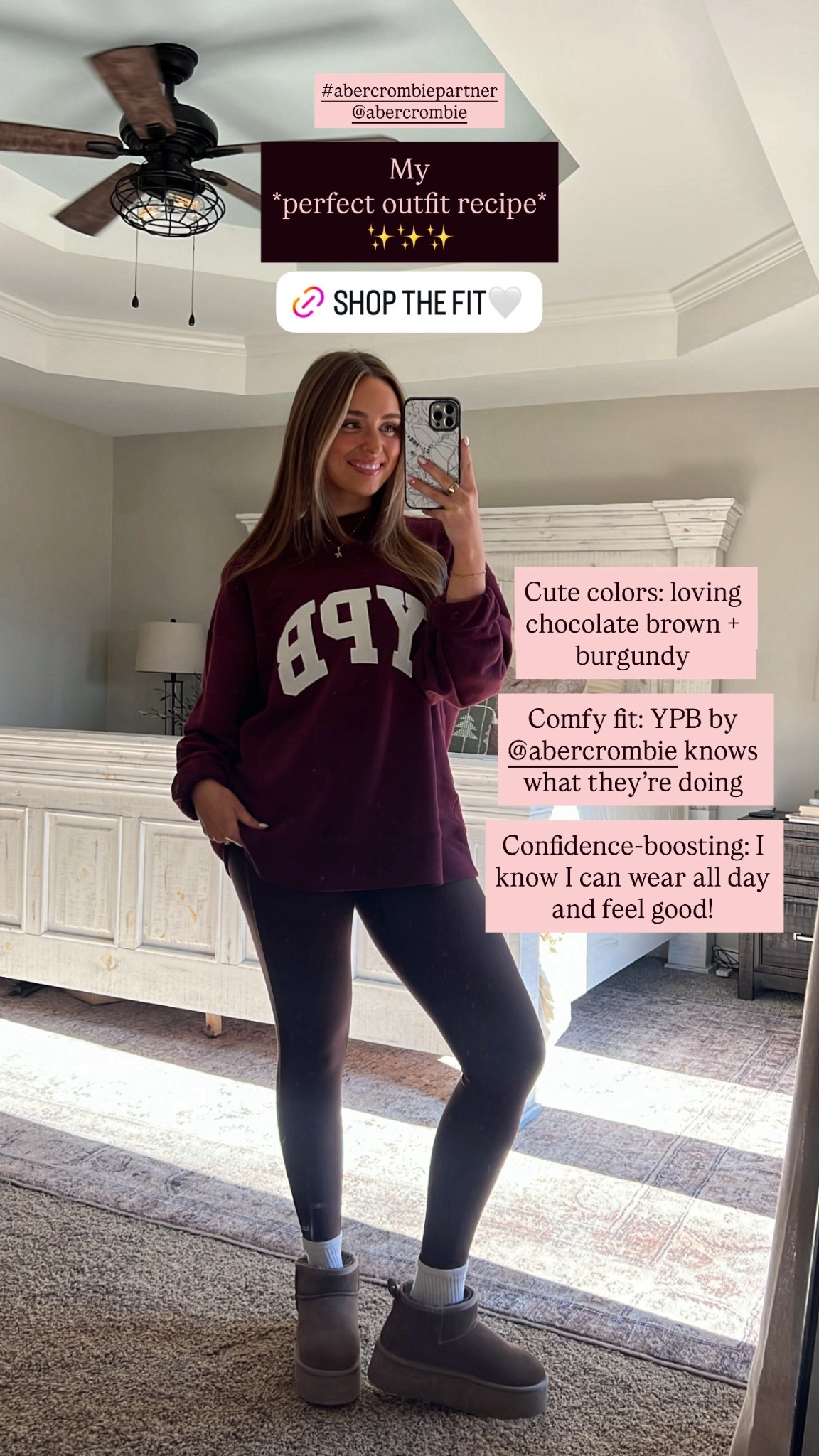 #abercrombiepartner What’s my *perfect outfit* recipe, you ask? Cute + Comfy + Confidence-boosting, no matter where I’m going or what I’m doing. I can always count on @abercombie YPB line to help me feel & look my best🤎👟 

#LTKdayinmylife #LTKgrwm #LTKActive