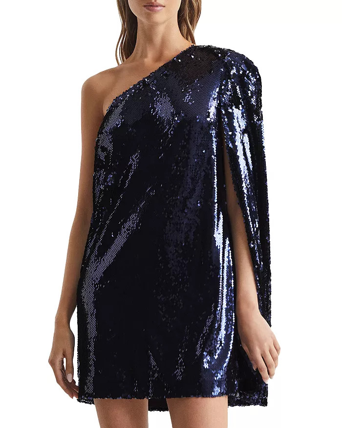 Eva One Shoulder Sequin Dress | Bloomingdale's (US)