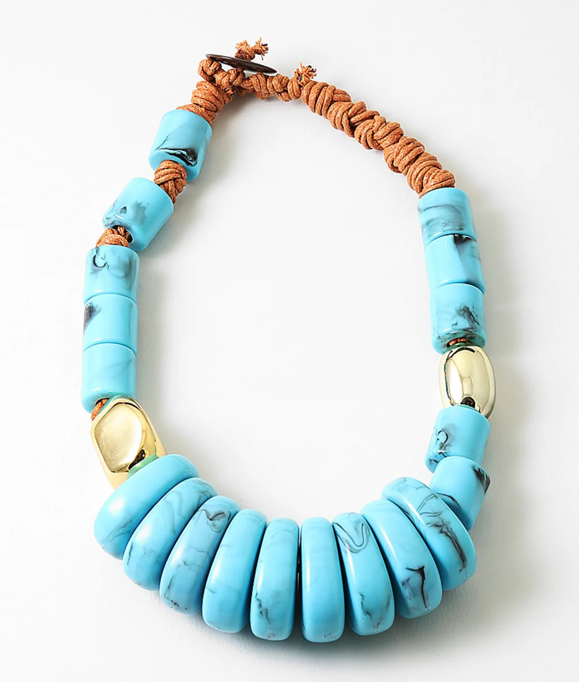 Turquoise Resin Statement Necklace | Erin McDermott Jewelry