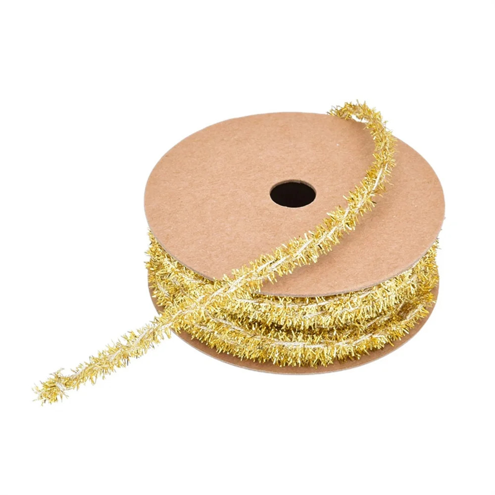 1 Rolls Christmas Tinsel Ribbon Metallic Garland Tinsel Garland Christmas Metallic Tinsel Ribbon ... | Walmart (US)