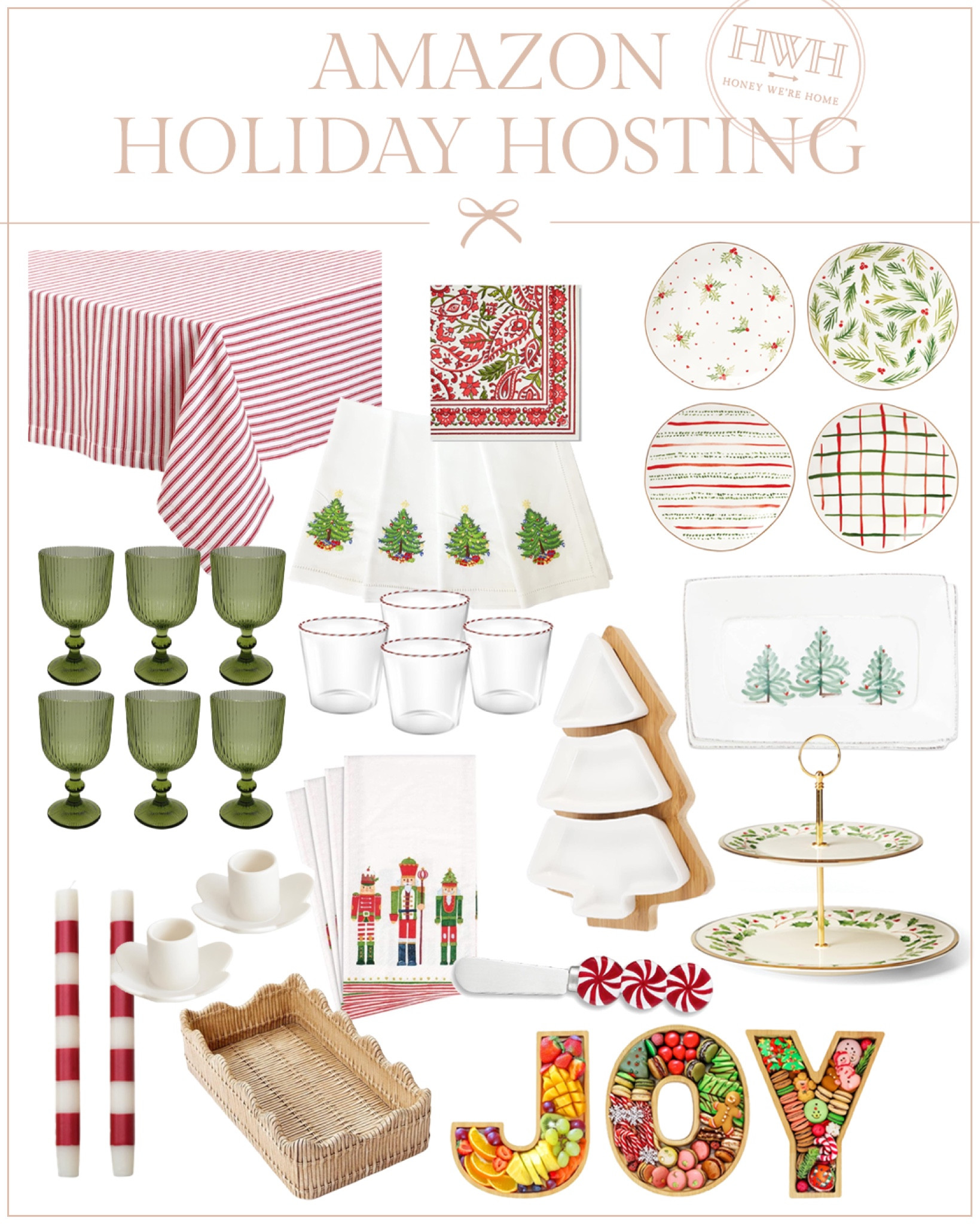 The cutest holiday hosting decor 🎄🩷

#LTKHoliday #LTKHome #LTKFindsUnder50