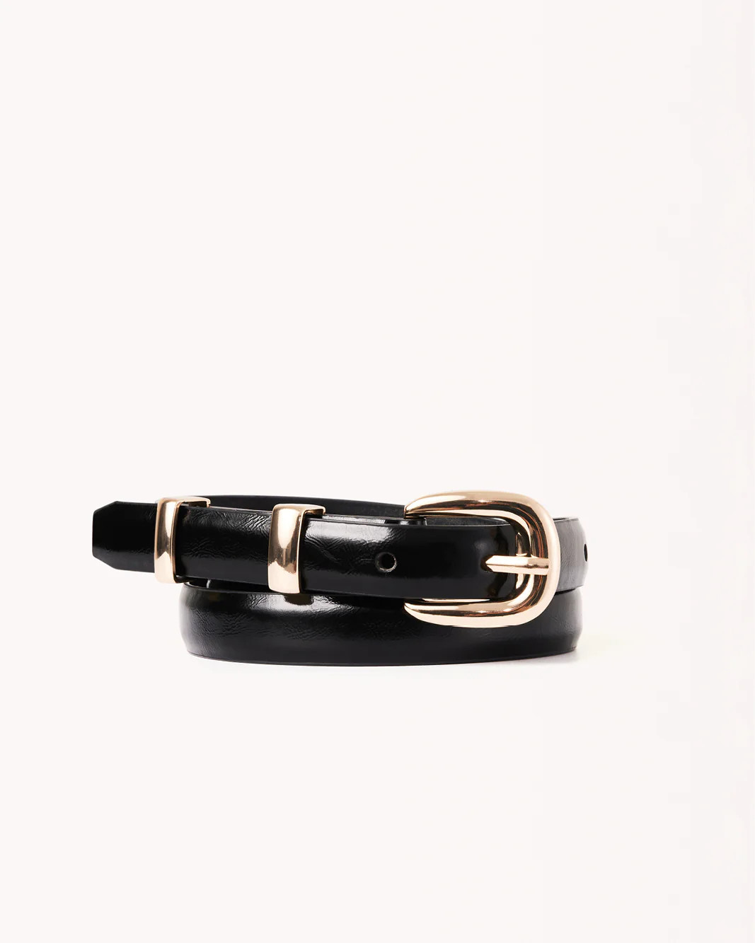 CLEO BELT - BLACK SHINE-GOLD - BELTS - Billini | Billini (ANZ)
