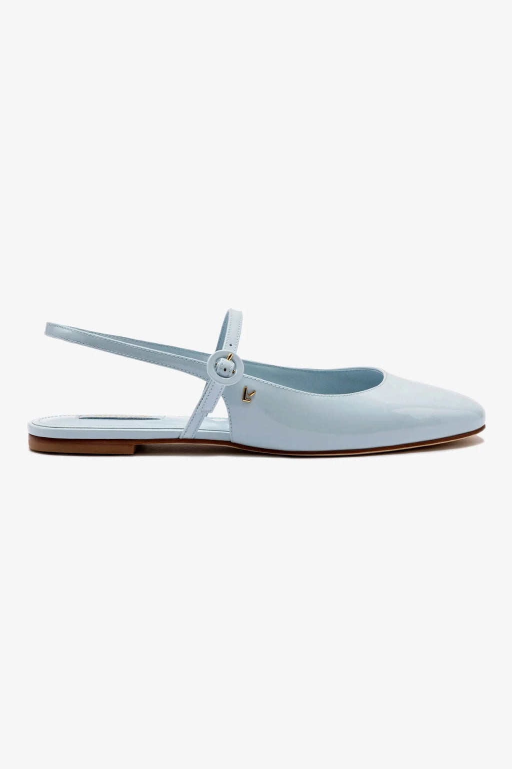 Georgina Ballet Flat In Maya Patent Leather | Larroude