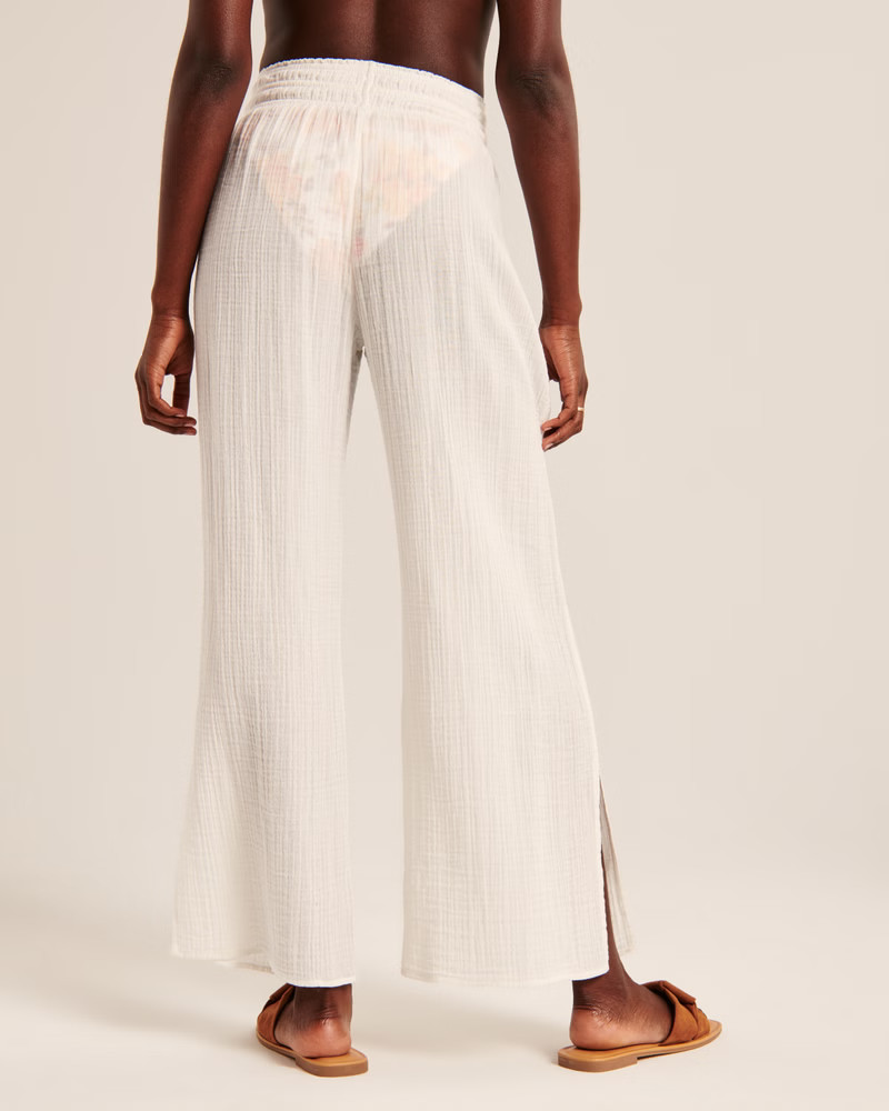 Gauzy Beach Coverup Pant | Abercrombie & Fitch (US)