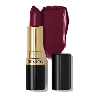 Revlon Super Lustrous Lipstick - 477 Black Cherry - 0.15oz: Moisturizing, Nourishing, Satin Finish for Lips | Target