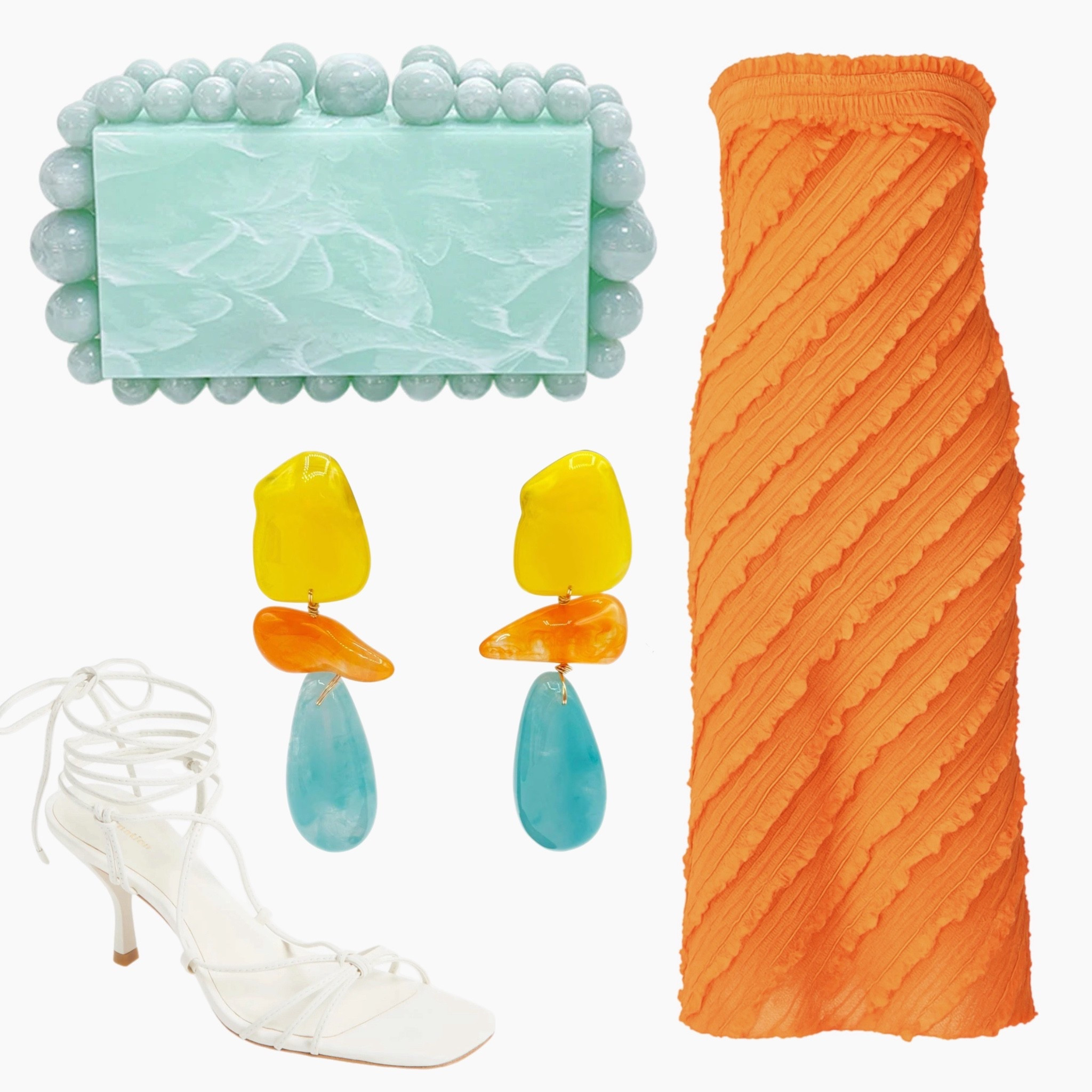 Serving sunset soirée vibes in this bold and bright look ☀️🧡 This orange ruffle midi dress is a summer statement on its own, but paired with a vibrant blue acrylic clutch, white lace-up heels, and colorful gemstone earrings — it’s giving vacation glam meets rooftop cocktail perfection.

#LTKSummerStyle #WeddingGuestLook #ColorPopOutfit #OrangeDressVibes #ChicAndBright #VacationStyleInspo #LTKUnderTheSun #LTKStyle #MidiDressMoment #StatementAccessories #SummerRuffles #EveningLook #ColorCrush #LTKOutfitInspo


#LTKSummerEdit #LTKItBag #LTKStyleTip