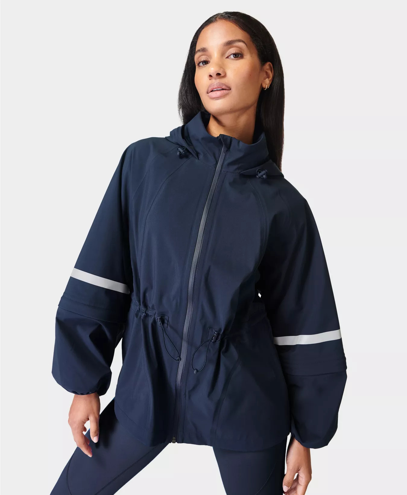 Mission Waterproof Jacket - Endless Blue | Women's Jackets & Coats | Sweaty Betty | Sweaty Betty UK