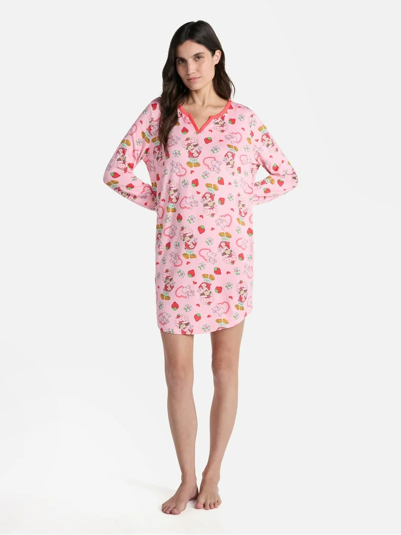 Strawberry Shortcake Women's Valentine's Day Sleepshirt, Sizes XS-3X | Walmart (US)