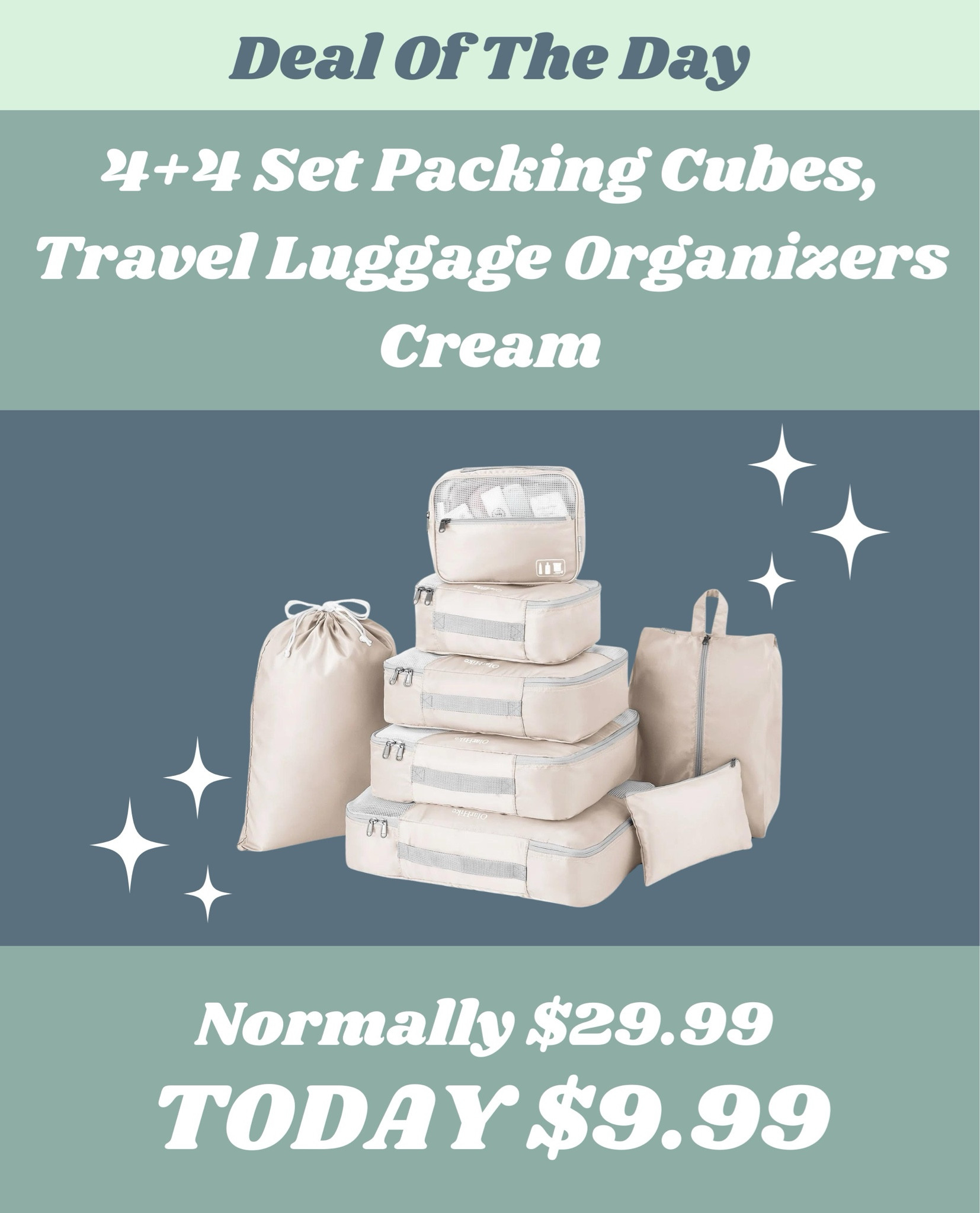 You guys! We are getting ready for Waco! These packing cubes would be perfect for our trip! 

#LTKItBag #LTKSaleAlert #LTKTravel