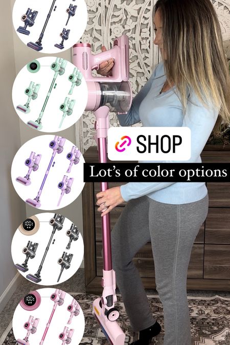 I just got a new pink Lightweight cordless stick vacuum and it’s so good especially with all the extra attachments for getting hard to reach areas and general cleaning around the house. It comes in a bunch of colors too. #vacuum #cordlessvaccum #homeikavacuum #pinkvacuum #pinkhome 

#LTKfamily #LTKhome