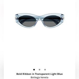 Bottega Veneta Bold Ribbon in Transparent Light Blue | Poshmark