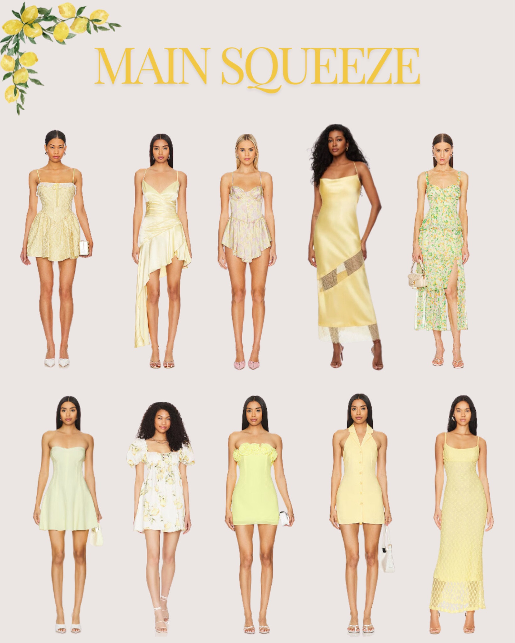 Main Squeeze Bachelorette Party Outfits | All Yellow Oufits 

#LTKstyletip #LTKwedding #LTKparties