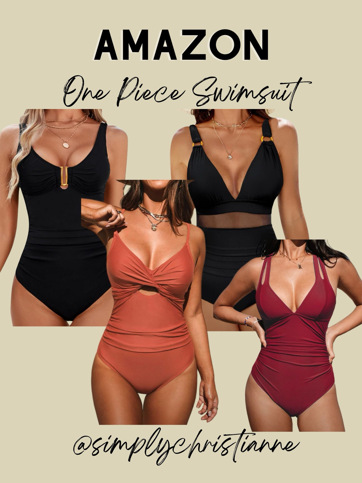 Amazon finds, resort wear, swimsuit new arrivals, one piece  

#LTKswim #LTKSeasonal #LTKfindsunder50