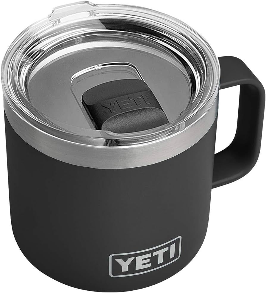 YETI Rambler 14 oz Mug, Vacuum Insulated, Stainless Steel with MagSlider Lid, Black | Amazon (CA)