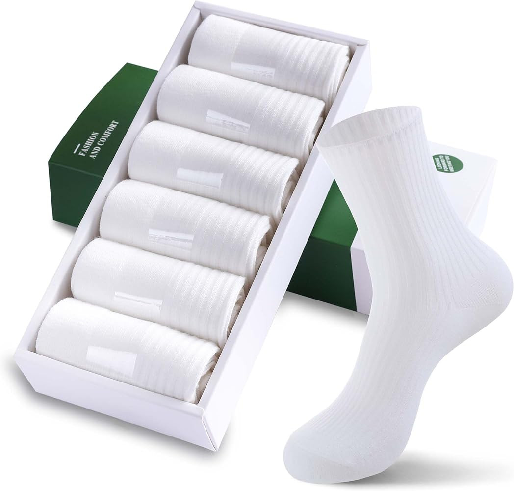 6 Pairs Ankle Socks for Women Crew Socks Cute Casual Slouch Socks Cotton Athletic Socks – Fit f... | Amazon (US)