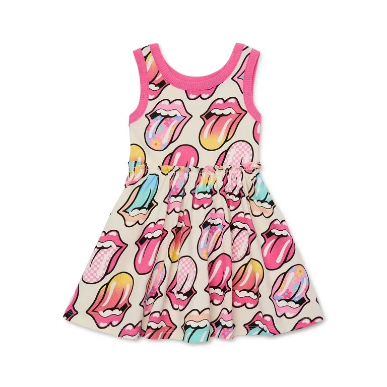 Rolling Stones Toddler Girls Tank Dress, Sizes 12M-5T | Walmart (US)