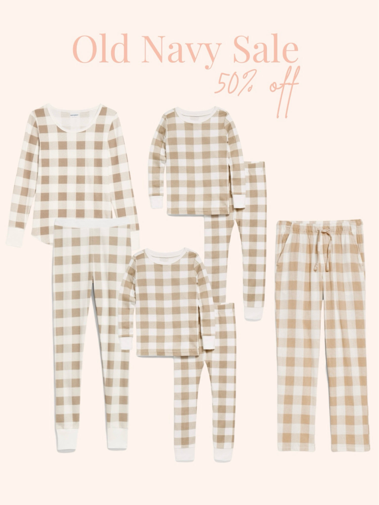 Old navy’s having their 50% off sale which is the perfect opportunity to get your family matching Christmas pjs! 

#LTKHoliday #LTKGiftGuide #LTKSaleAlert
